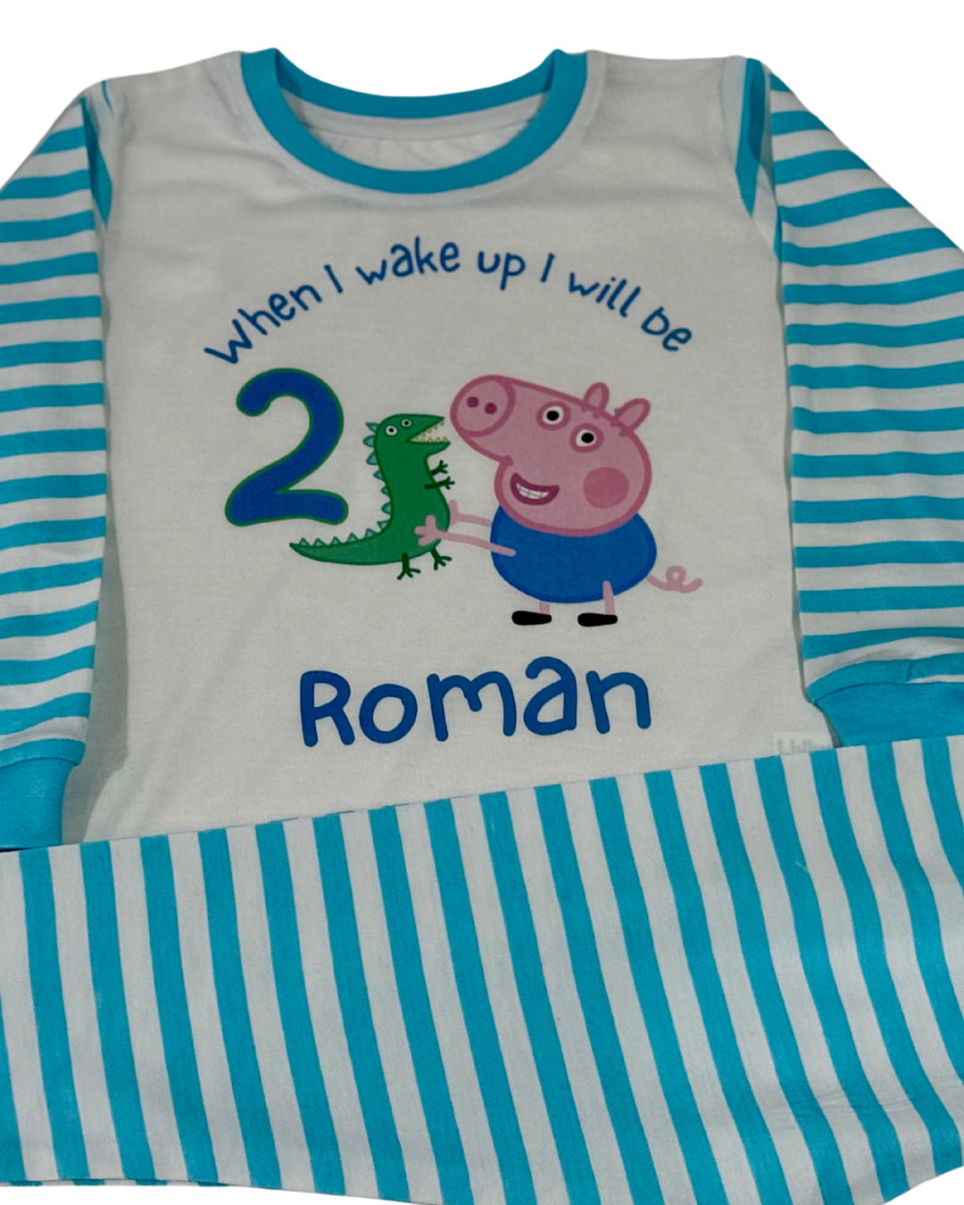 When I Wake Up Birthday George Pig Pj’s