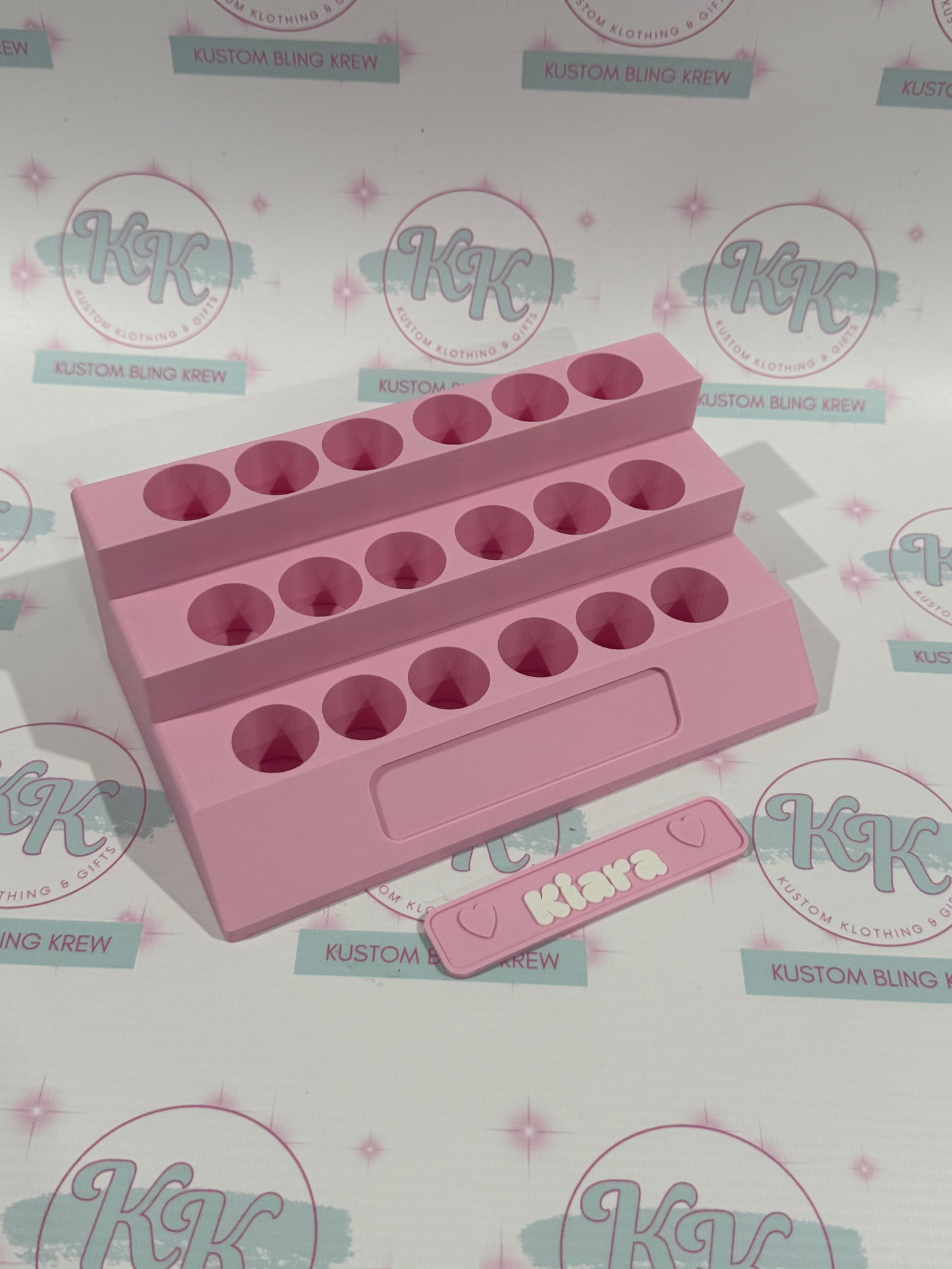 ✨ Bad B Lip Gloss Stand – Personalised Makeup Display