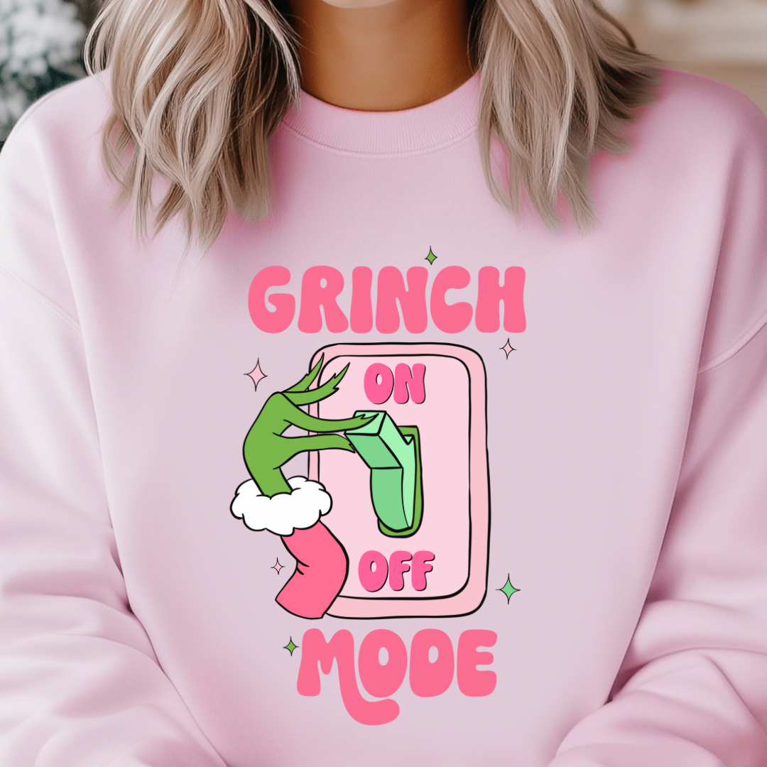 Kids “Grinch mode on” Sweatshirt