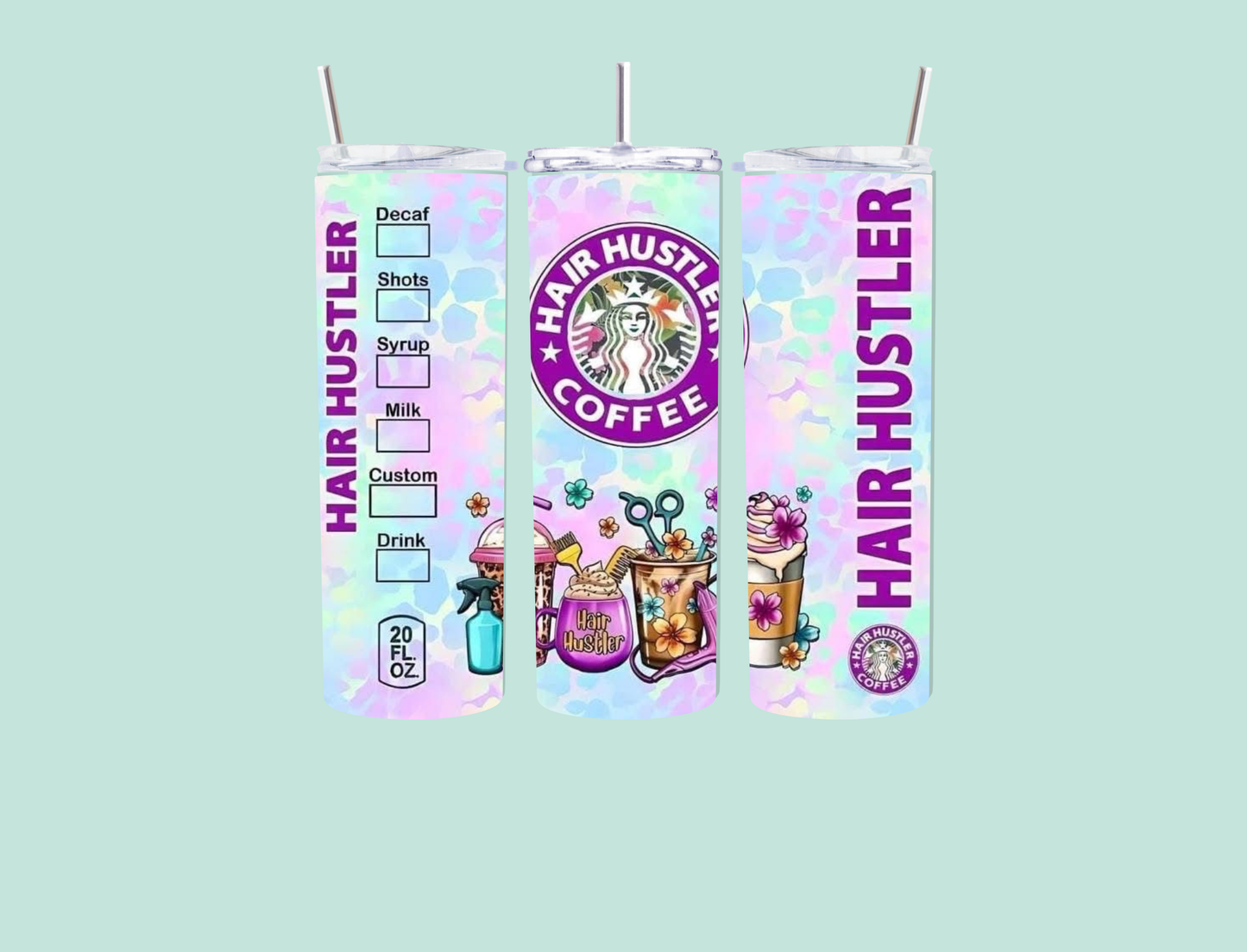 Hair Hustler Coffee 20oz tumbler