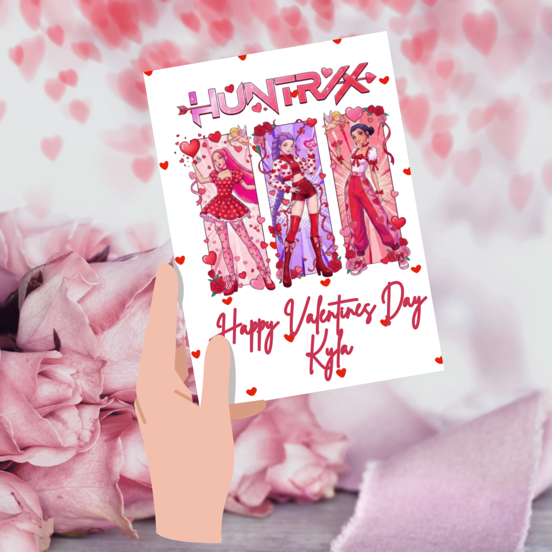Kpop valentines cards