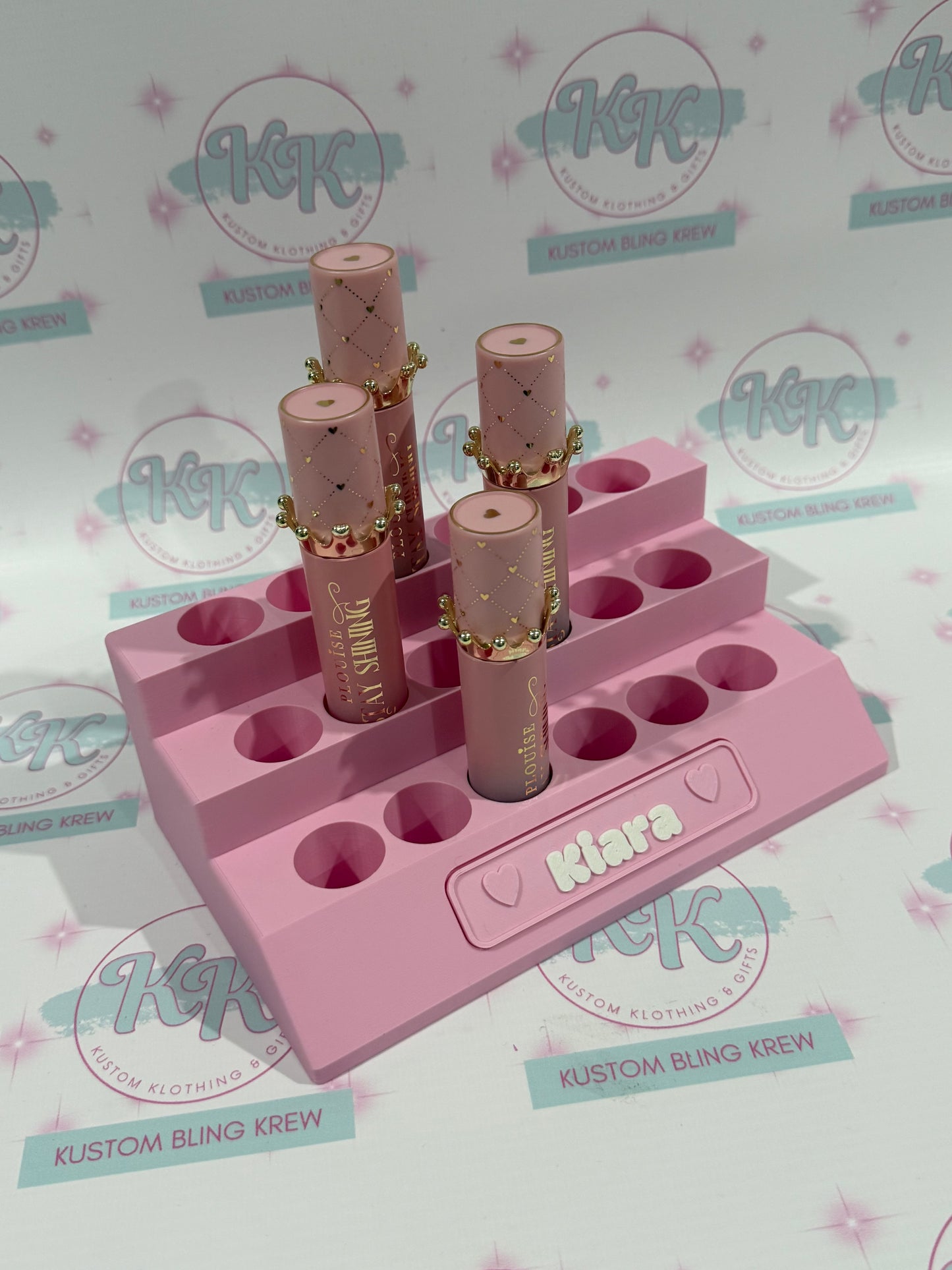 ✨ Bad B Lip Gloss Stand – Personalised Makeup Display