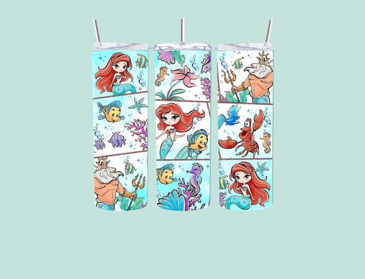 Ariel Inspired 20oz tumbler