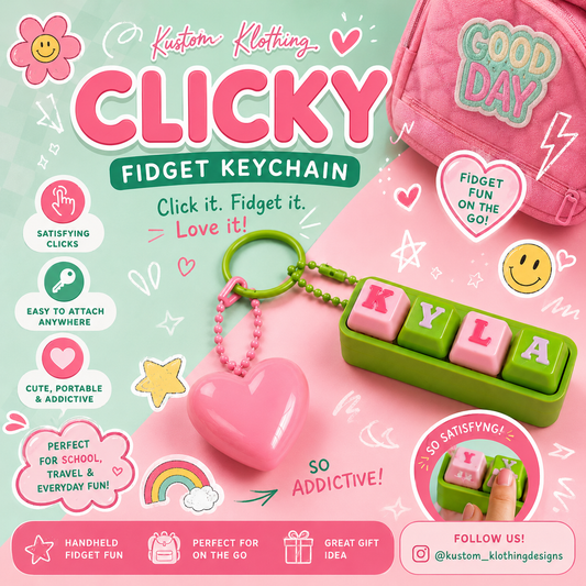 Clicky Fidget Keychain