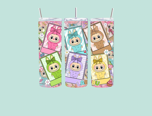 Little Monsters/ Labubu inspired 20oz tumbler