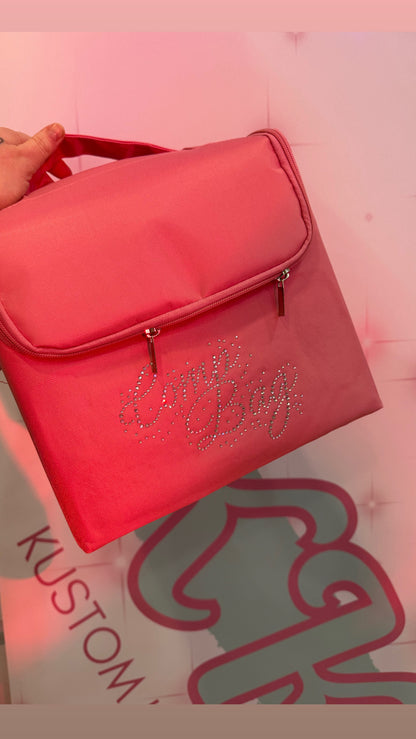Custom Rhinestone Dance Glam Bag – Large Makeup & Competition Case
