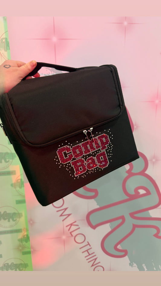 Custom Rhinestone Dance Glam Bag – Large Makeup & Competition Case