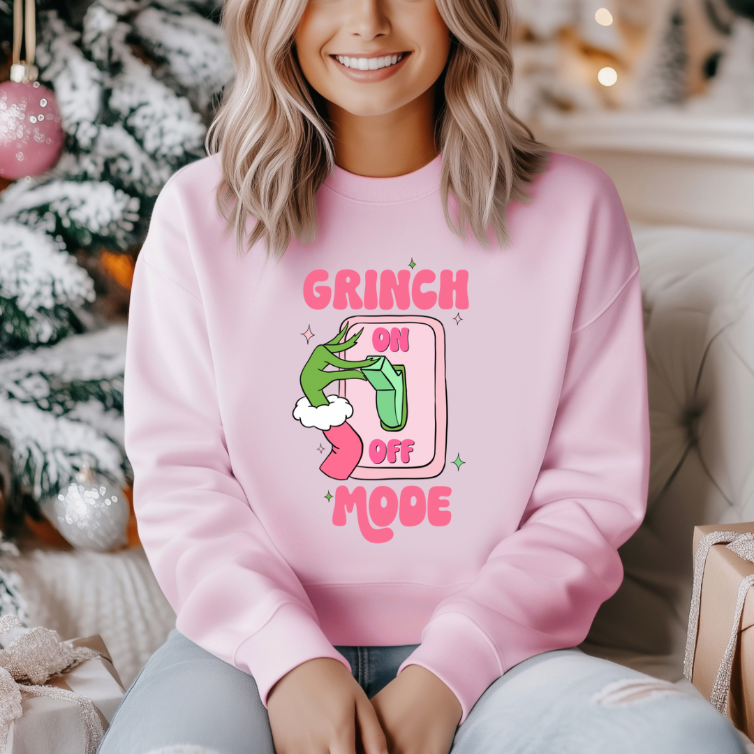 Kids “Grinch mode on” Sweatshirt