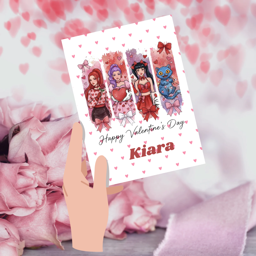 Kpop valentines cards