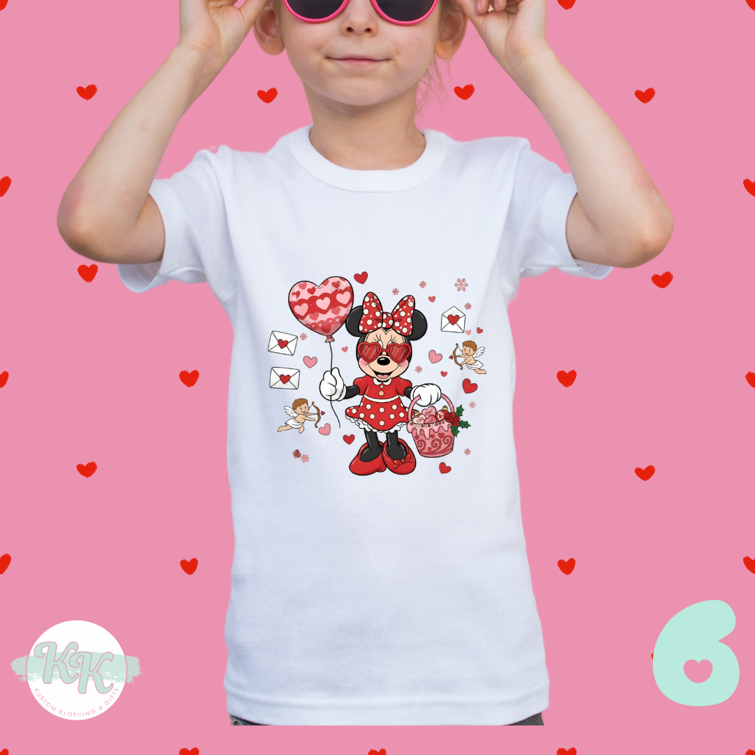 Mickey & Minnie Valentine T-shirts