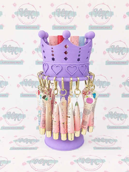 👑 3D Printed Crown Lip Gloss Display Stand