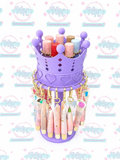👑 3D Printed Crown Lip Gloss Display Stand