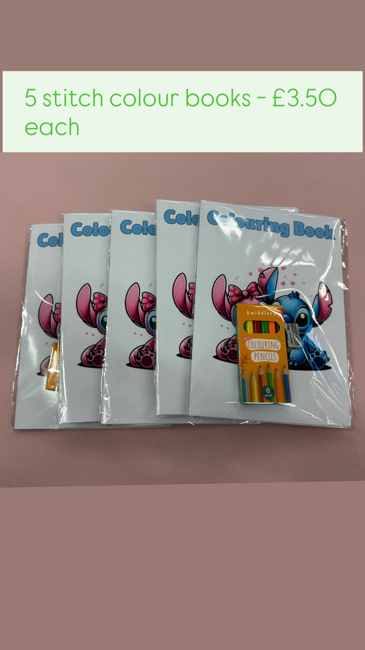 Stitch Colouring Book