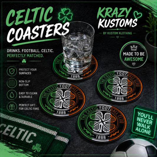 Celtic Football Coasters 🍀⚽️