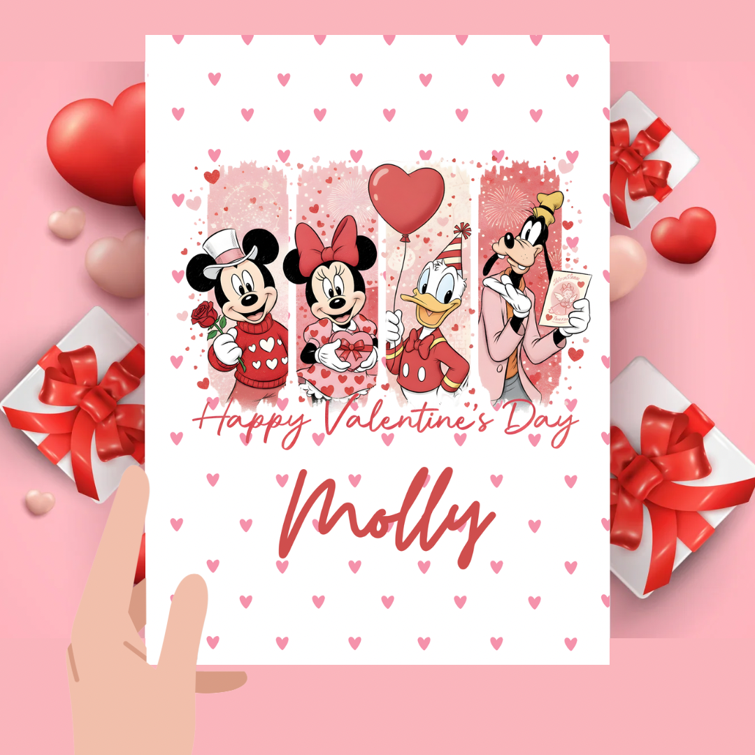 Mickey & Minnie Valentine cards