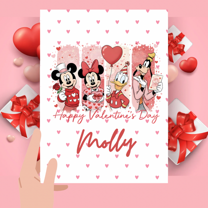 Mickey & Minnie Valentine cards