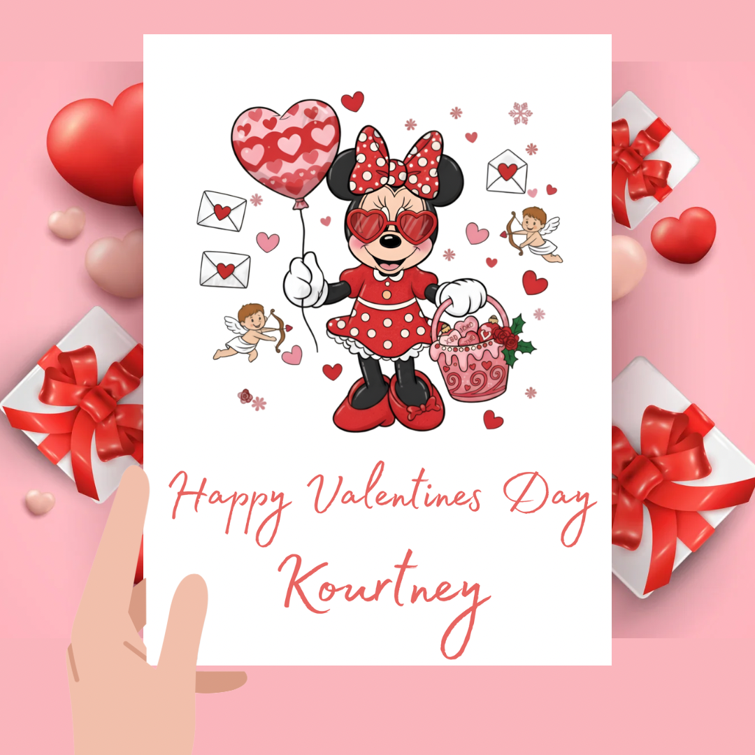 Mickey & Minnie Valentine cards